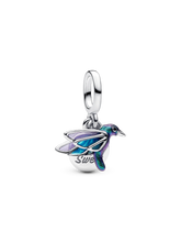 Hummingbird Double Dangle Charm