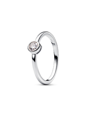 Pandora Era Bezel Sterling Silver Lab-grown Diamond Ring