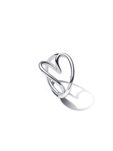 Organically Shaped Heart Ring