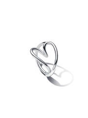 Organically Shaped Heart Ring