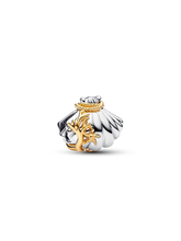 Disney Princesses Ariel Shell Lab-Grown Diamond Two-Tone Charm