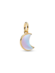 FINAL SALE - Sparkling Crescent Moon Dangle Charm