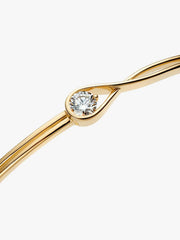 Pandora Infinite 14k White Gold Lab-grown Diamond Bangle