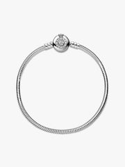 Pandora Moments Sparkling Crown O Snake Chain Bracelet