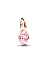 Pink Chakra Heart Mini Dangle Charm