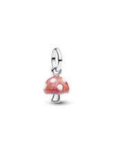 Glow-in-the-dark Mushroom Dangle Charm