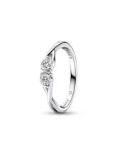 Pandora Infinite Sterling Silver Double-Facing Lab-grown Diamond Ring