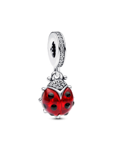 Red Ladybird Dangle Charm
