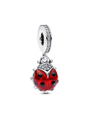 Red Ladybird Dangle Charm
