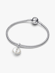 Treated Freshwater Cultured Baroque Pearl Mom Dangle Charm