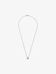 Round Sparkle Halo Necklace