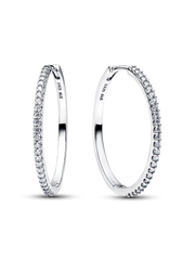 Sparkling Hoop Earrings