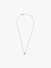 FINAL SALE - Square Sparkle Halo Necklace