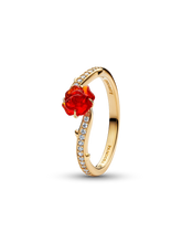 Double Band Heart Ring