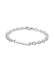 Engravable Bar Link Bracelet