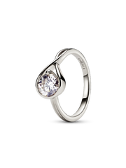 Pandora Infinite 14k White Gold Lab-grown Diamond Ring