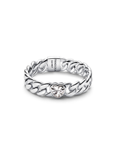 Heart Cuban Chain Ring