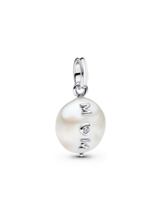 Treated Freshwater Cultured Baroque Pearl Mom Dangle Charm