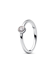 Pandora Era Bezel Sterling Silver Lab-grown Diamond Ring