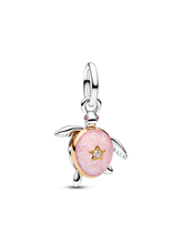 2026 Pink Sea Turtle Lab-grown Diamond Dangle Charm