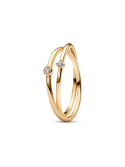 Pandora Era Lab-Grown Diamond Crossover Ring