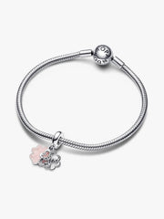 FINAL SALE - Four-leaf Clover Friendship Double Dangle Charm