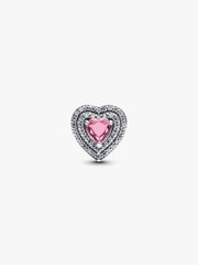 Sparkling Leveled Hearts Charm