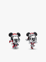 Disney Mickey and Minnie Christmas Charm Duo