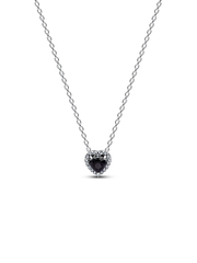 Pink Elevated Heart Necklace