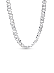 Pavé Cuban Chain Necklace