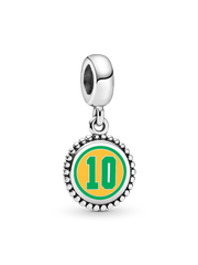 Brazil #10 Soccer Charm