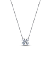 Sparkling Lucky Clover Pendant Necklace