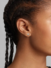 Pandora Era Bezel 14k Gold Lab-grown Diamond Earrings