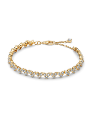 Triple Stone Heart Bracelet