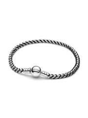 Purple Cord Box Chain Bracelet