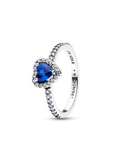 Elevated Red Heart Ring