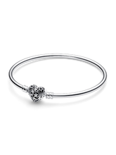 FINAL SALE - Celestial Heart Clasp Bangle