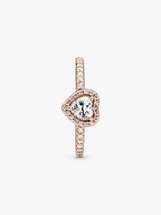 Elevated Heart Ring