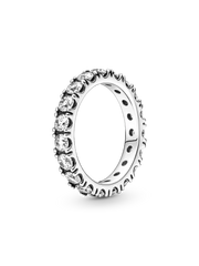 Sparkling Row Eternity Ring