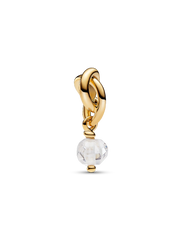 May Faceted Eternity Circle Dangle Charm
