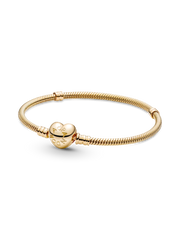 Pandora Moments Heart Clasp Snake Chain Bracelet