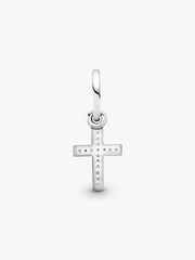 Sparkling Cross Dangle Charm