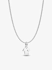 Engravable Soccer Shirt Charm Necklace Set