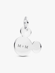 Disney Mickey Mouse Engravable Dangle Charm