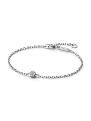 Pandora Era Bezel 14k Gold Lab-grown Diamond Chain Bracelet