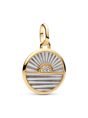 Sunrise Medallion Charm