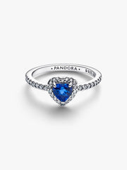 Elevated Red Heart Ring