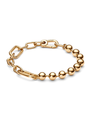 Pandora ME Metal Bead & Link Chain Bracelet