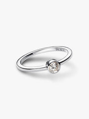 Pandora Era Bezel Sterling Silver Lab-grown Diamond Ring