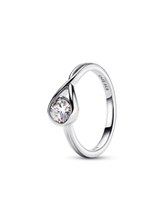 Pandora Infinite 14k White Gold Lab-grown Diamond Ring